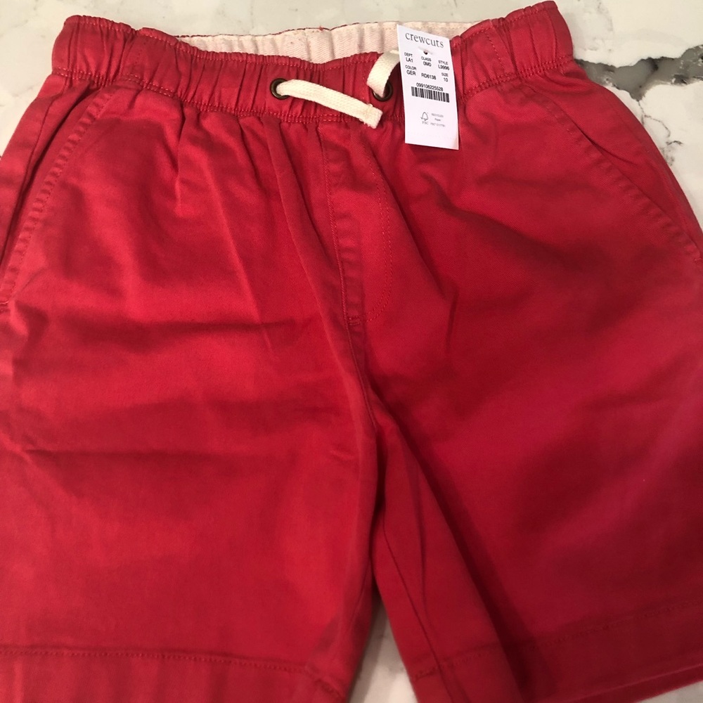 J crew Brand new tech dock short for 10yr boys.